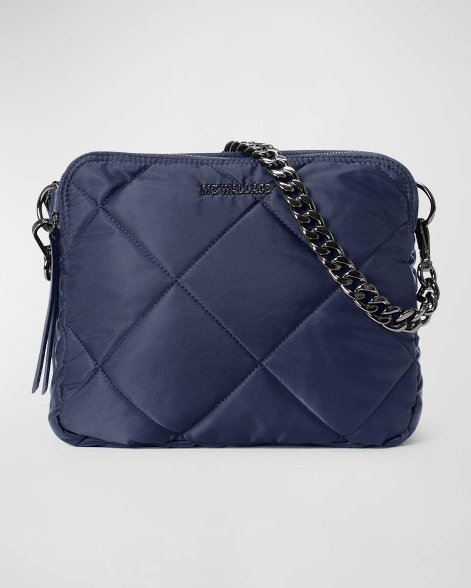 Madison Quilted Nylon Crossbody Bag